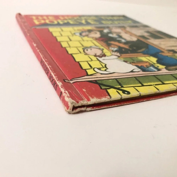Vtg 1976  The House That Popeye Built Book Wonder Books - Picture 3 of 16
